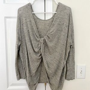 Anthropologie twist back athletic top, Size XL